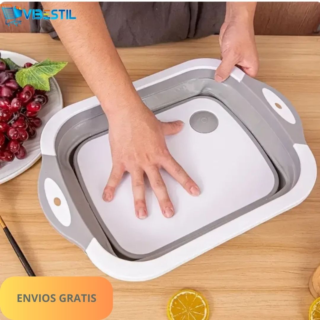 Tabla de Cocina Multifuncional Plegable +Mini Ebook Recetas de 🎁