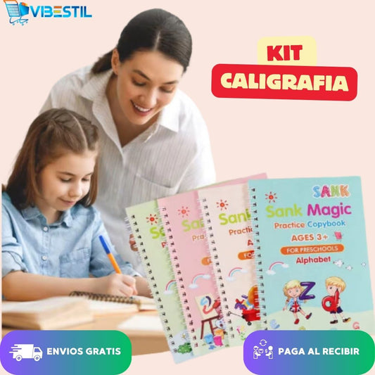 Kit de Caligrafía en inglés + Mini e-book Ejercicios en Inglés🎁