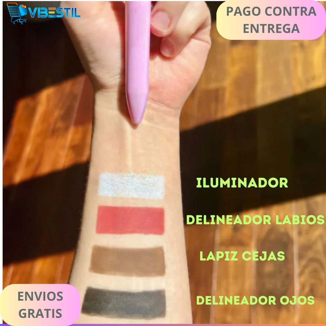 Lápiz maquillaje 4 en 1 - ColorClic👀