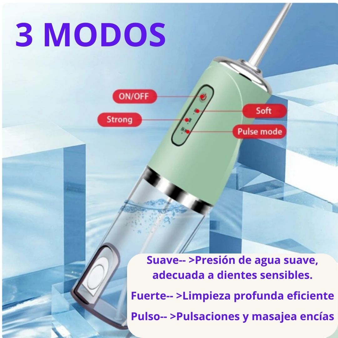 IRRIGADOR DENTAL RECARGABLE