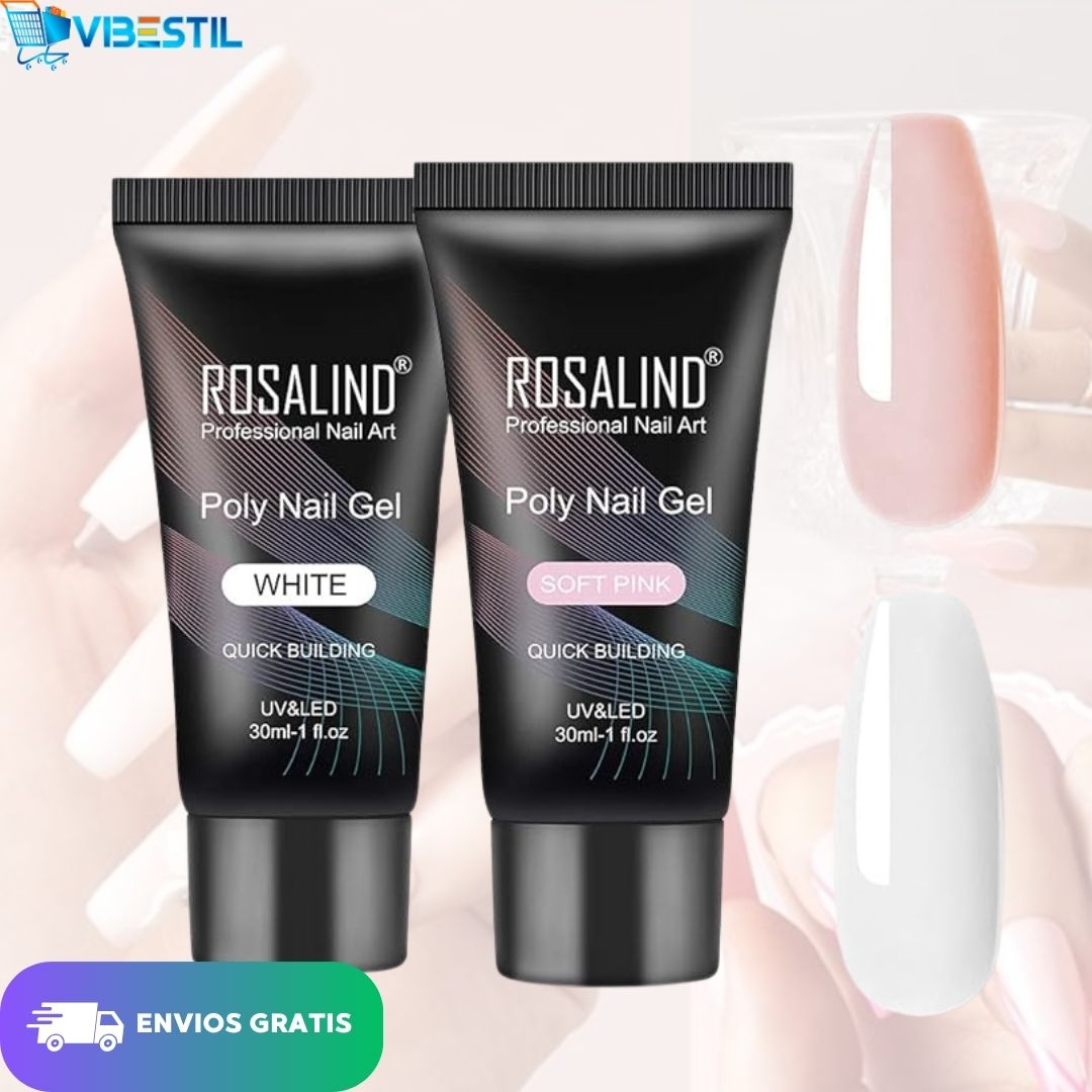 TRÍO POLYGEL ROSALIND - SET DE 3 UNIDADES 🎁