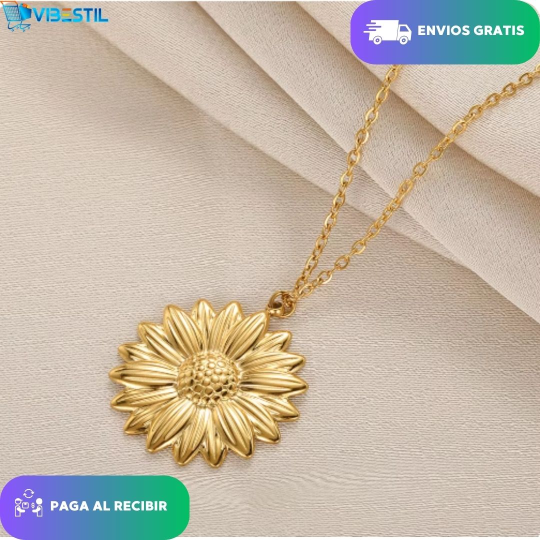 Collar Girasol 😍  + Caja de 🎁